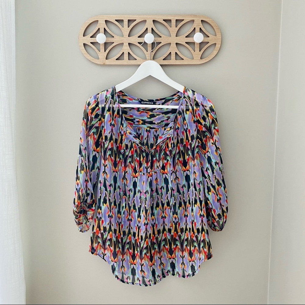 Express Pullover Blouse Sz XS